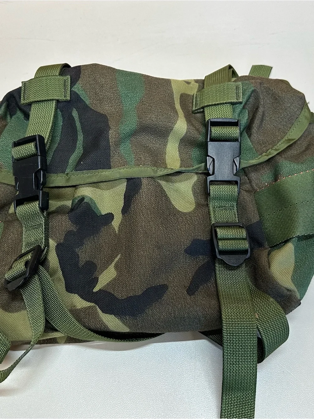 US Military Issue Woodland Camouflage MOLLE Field Training Alice Butt Pack